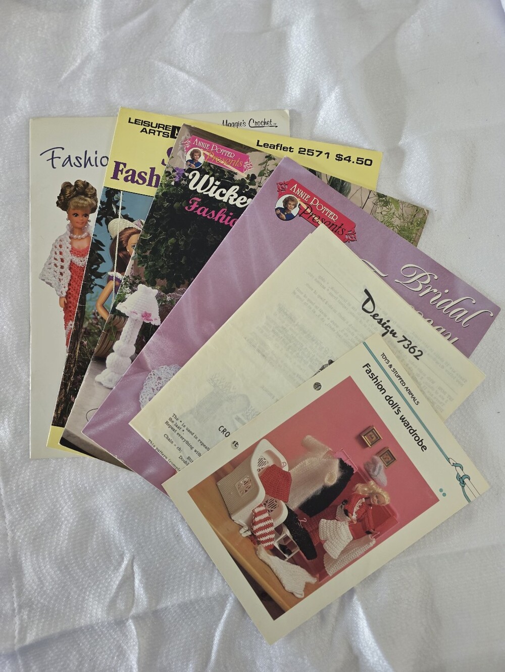 Barbie Doll Assorted Vintage Crochet Pattern Booklets